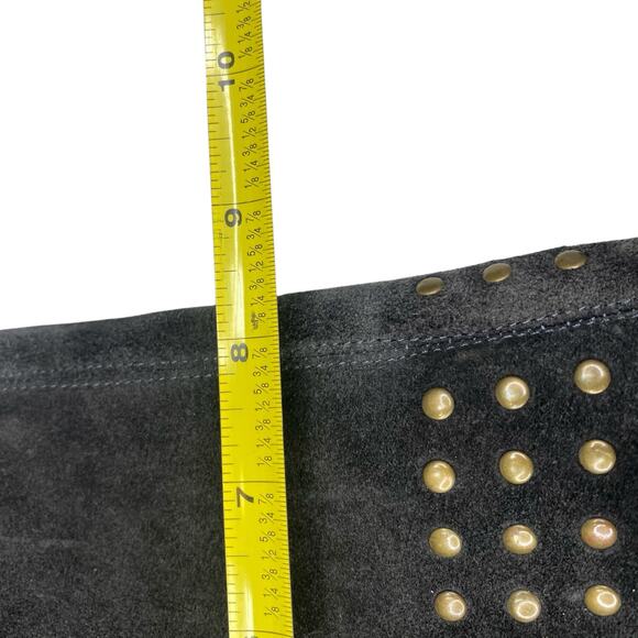 See By Chloe Women’s Charcoal Grey Suede Over The Knee Boots Size 38.5 US 7.5 - Picture 11 of 13